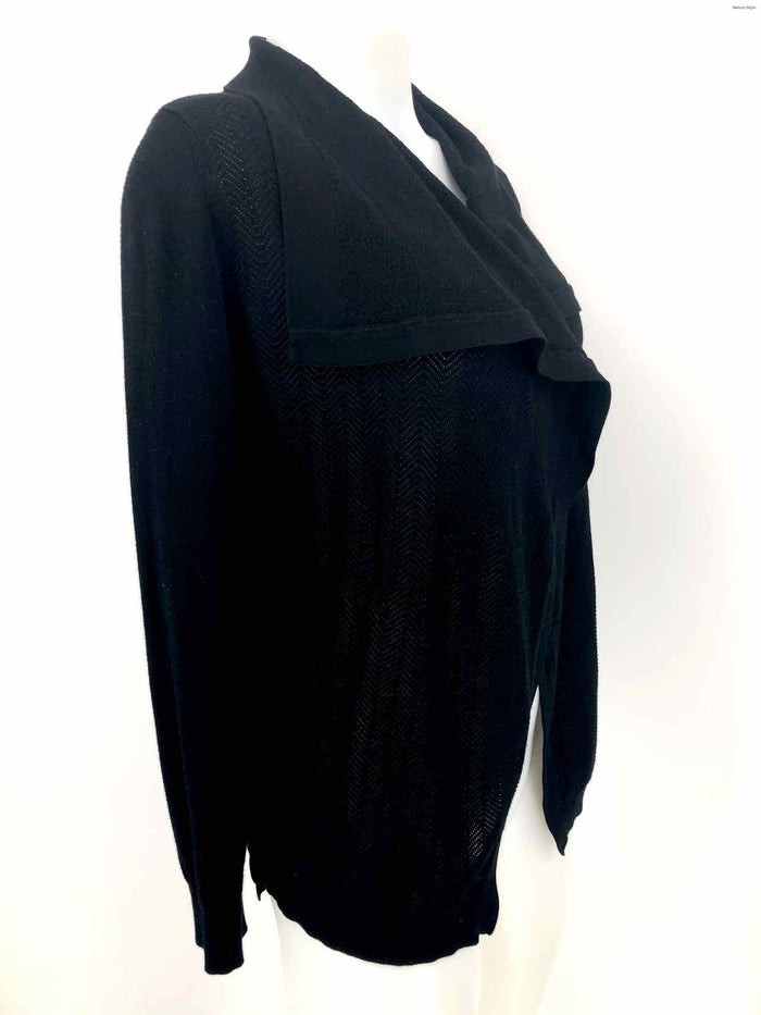 THEORY Black Knit Wrap Size SMALL (S) Sweater