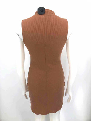 REFORMATION Tan Ribbed Sleeveless Size SMALL (S) Dress