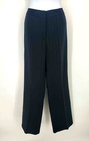 TAHARI Black Size 2  (XS) Stripe Blazer & Pants Suit Set