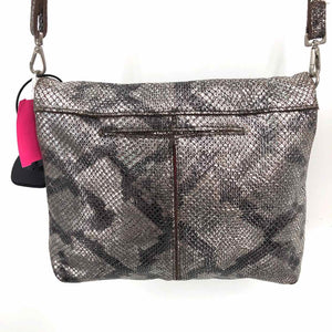 HAMMITT Silver Multi-Color Metallic Leather Pre Loved Textured Crossbody Purse