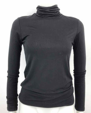 L'AGENCE Black Turtleneck Longsleeve Size SMALL (S) Top