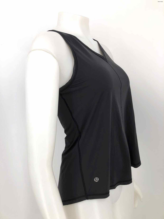 LULULEMON Black Tank Size X-SMALL Activewear Top