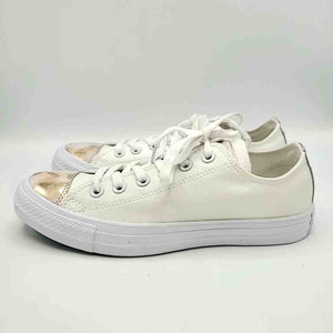 CONVERSE White Gold Canvas Sneaker Shoe Size 8 Shoes