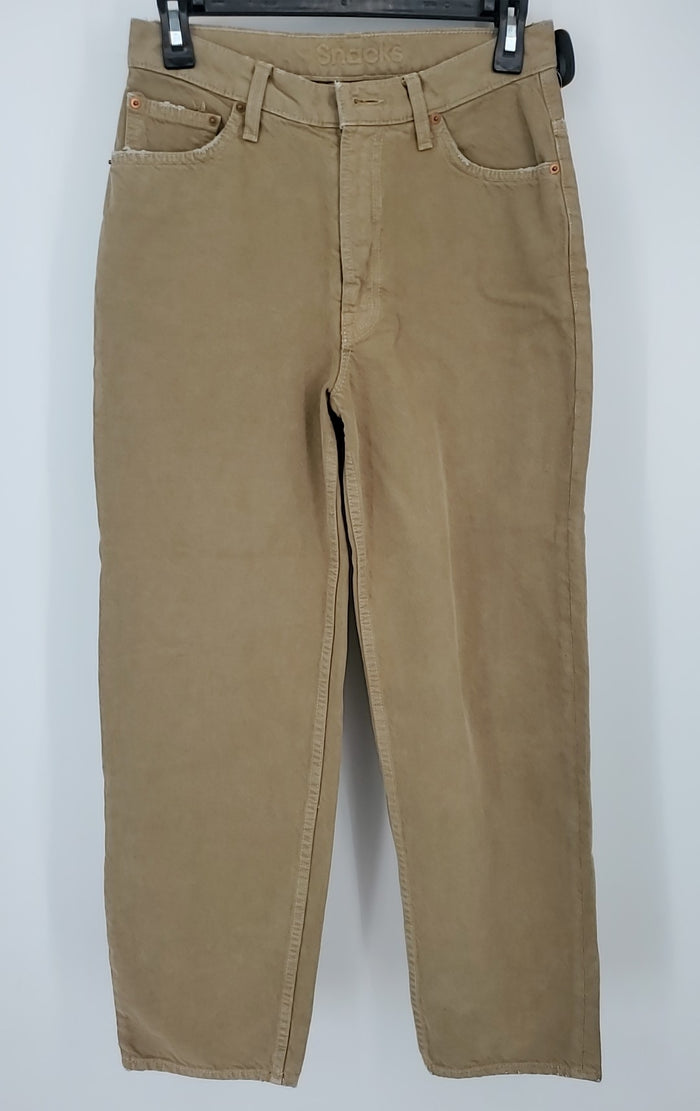 SNACK Tan Denim High Rise - Balloon Size SMALL (S) Jeans