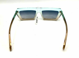 EMILIO PUCCI Turquoise Pre Loved Gradient Rectangle Sunglasses