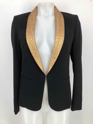 RAG & BONE Black Gold USA Made! Blazer Women Size X-SMALL Jacket