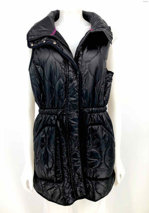 LOU & GREY Black Quilted Vest Women Size SMALL (S) Jacket