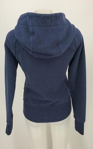 LULULEMON Navy Zip Up Size 6  (S) Activewear Jacket