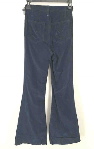 SHOW ME YOUR MUMU Navy Corduroy Ribbed Bell Bottom Size X-SMALL Pants