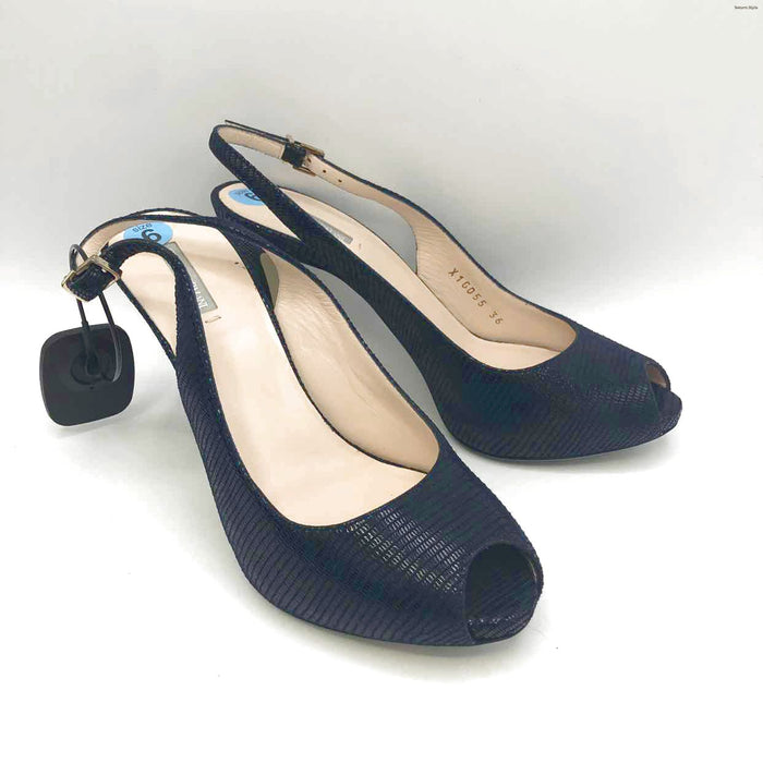 GIORGIO ARMANI Navy Slingback Heels Shoe Size 36 US: 6 Shoes