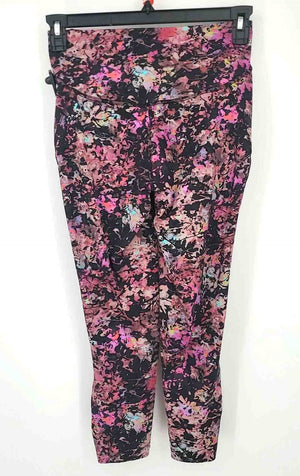 LULULEMON Black Pink Multi Print Legging Size 8  (M) Activewear Bottoms