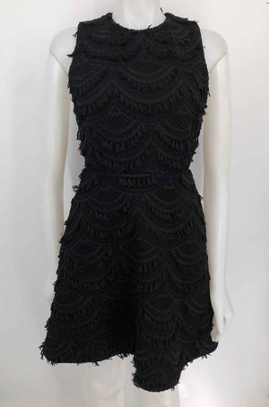 MAJE Black Tassel Sleeveless Size 1  (XS) Dress