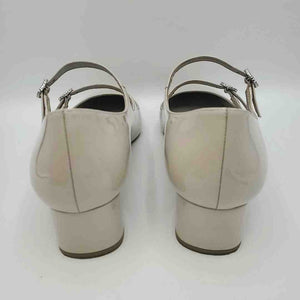 STUART WEITZMAN Cream Patent Leather Mary Jane Heels Shoe Size 12 Shoes