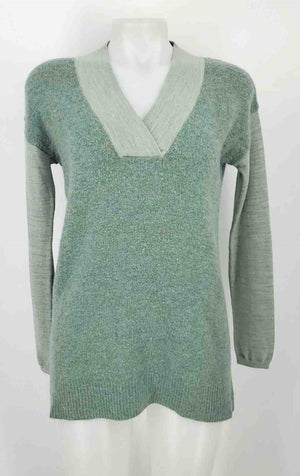 MOTH Green Wool Blend Longsleeve V-Neck Size SMALL (S) Sweater