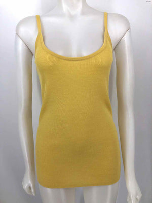 ST.JOHN Yellow Wool Blend Spaghetti Strap Size SMALL (S) Top