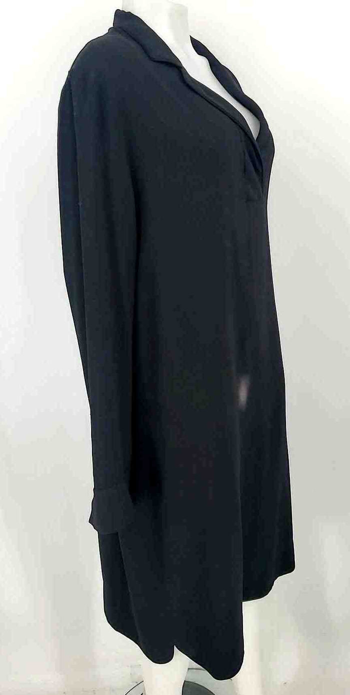 GERARD DAREL Black Longsleeve V-Neck Size X-LARGE Dress