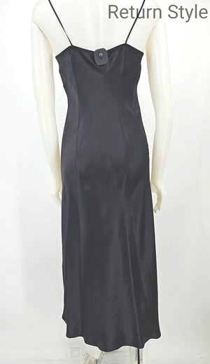 VINCE Black Midi Length Size SMALL (S) Dress