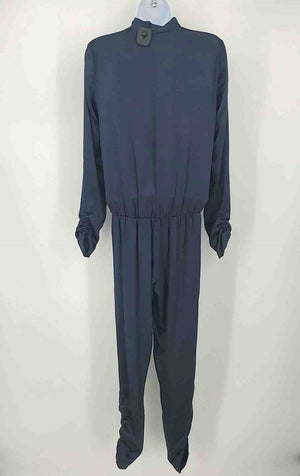 AMANDA UPRICHARD Blue Silk Size X-SMALL Jumpsuit