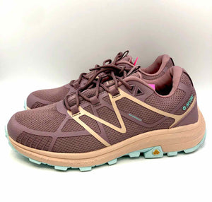 HI-TEC Mauve Pink & Blue Waterproof Sneaker Shoe Size 9-1/2 Shoes