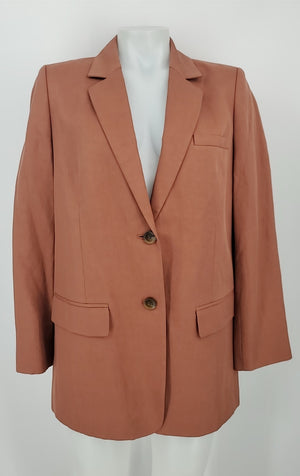 EVERLANE Terra Cotta Blazer Women Size 8  (M) Jacket