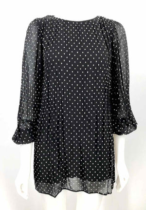 MAJE Black White Textured Mini Size SMALL (S) Dress