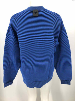 NAGNATA Blue Black Knit Striped Pullover Size SMALL (S) Sweater