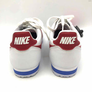 NIKE White Red & Blue Sneaker Shoe Size 8 Shoes