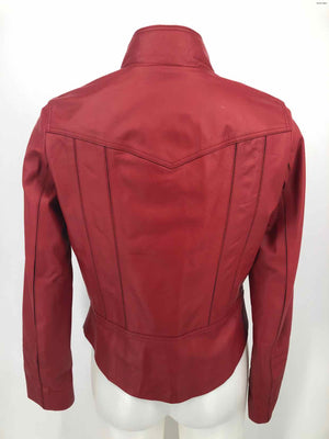 BEST Red Black Zip Up Women Size SMALL (S) Jacket