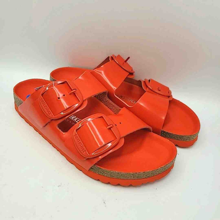 BIRKENSTOCK Red-Orange Straps Sandal Shoe Size 11 Shoes