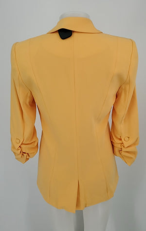 CINQ A SEPT Yellow Blazer Women Size 2  (XS) Jacket