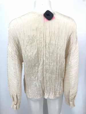 VINCE Cream Longsleeve Size SMALL (S) Top