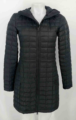 THE NORTH FACE Black Puffer Quilted Zip Up Size X-SMALL Activewear Jacket