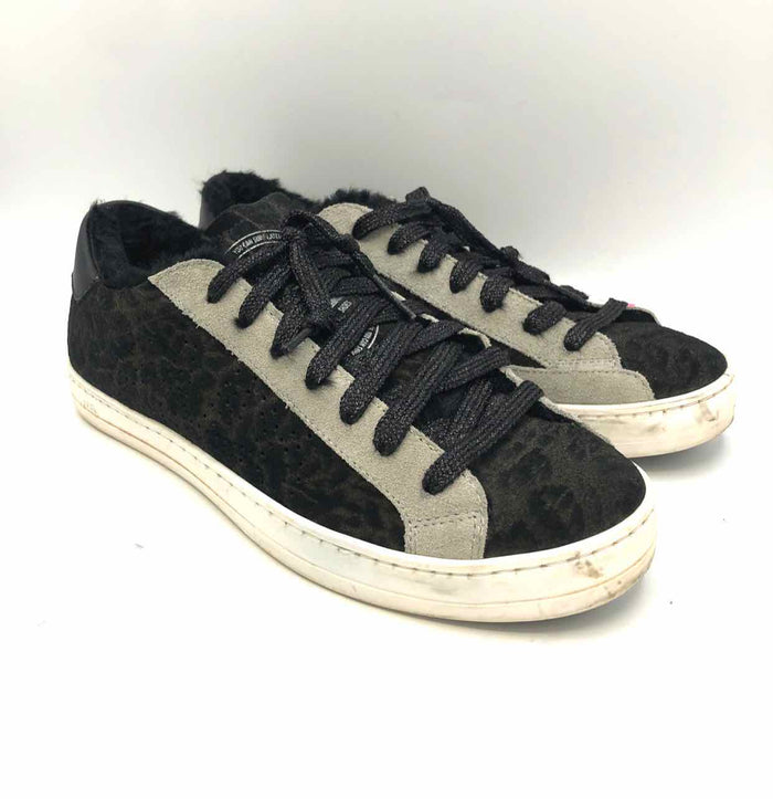 P448 Black Gray Sneaker Shoe Size 37 US: 7 Shoes