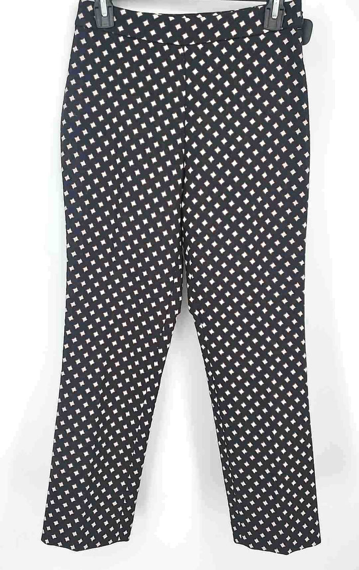 KATE SPADE Black Pink Multi Print Tapered Size 0  (XS) Pants