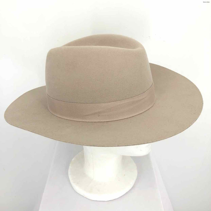 ANINE BING Beige Wool Pre Loved AS IS - Has Tag Stetson LARGE  (L) Hat