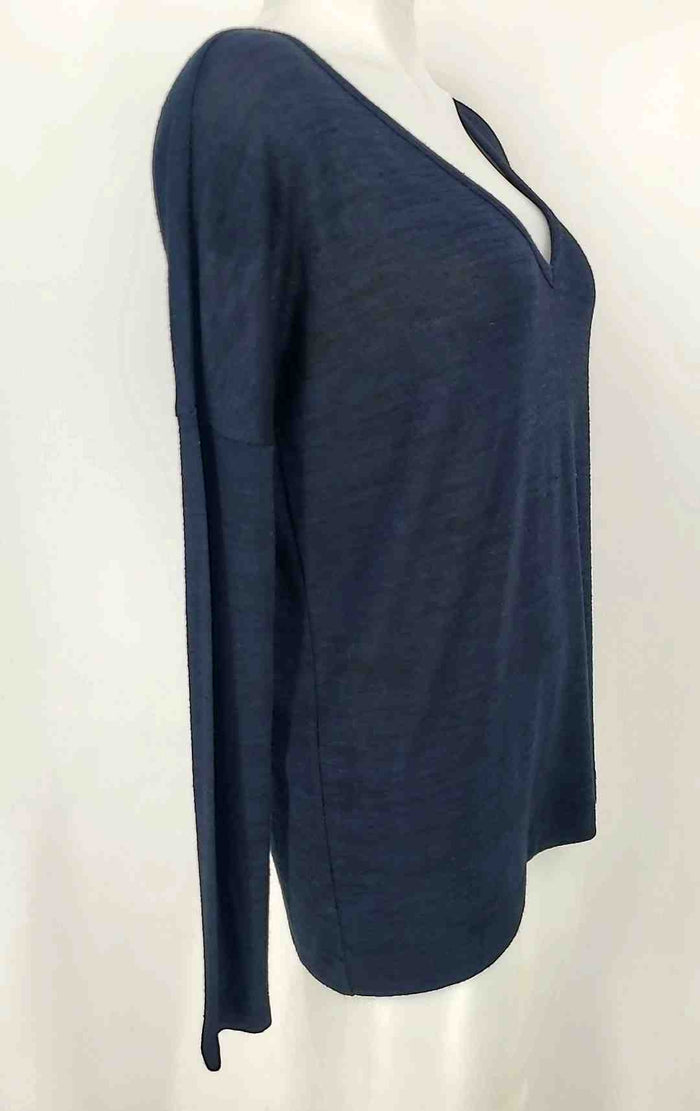 RAG & BONE Navy Knit Longsleeve V-Neck Size X-SMALL Top