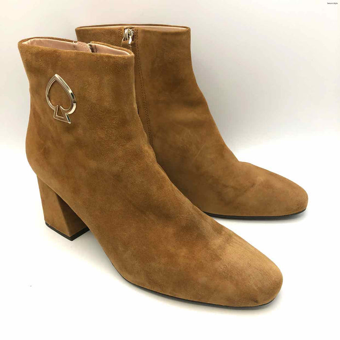 KATE SPADE Tan Suede Heel Bootie Shoe Size 10 Shoes