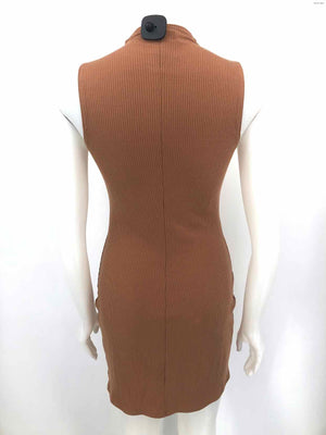 REFORMATION Tan Ribbed Sleeveless Size SMALL (S) Dress