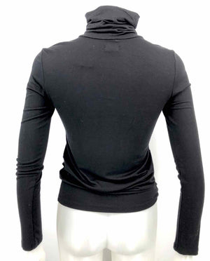 L'AGENCE Black Turtleneck Longsleeve Size SMALL (S) Top