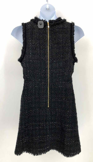 KATE SPADE Black Tweed Sparkle Tank Size 14  (L) Dress