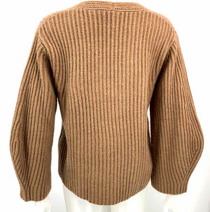 SEVENTY TWO Tan Knit Longsleeve Size 42 (SM) Sweater