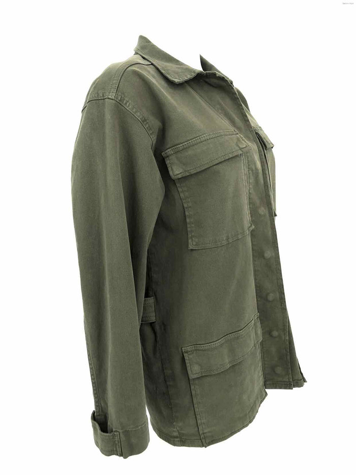 GOOD AMERICAN Olive Green Women Size 0  (XS) Jacket