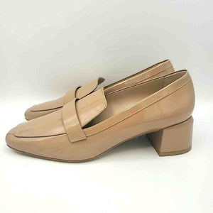 STUART WEITZMAN Nude Patent Leather Heeled Loafer Shoe Size 10 Shoes