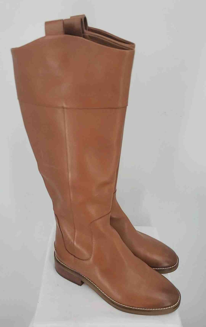 ZERO GRAND - COLE HAAN Tan Brown Leather Knee High Shoe Size 7-1/2 Boots