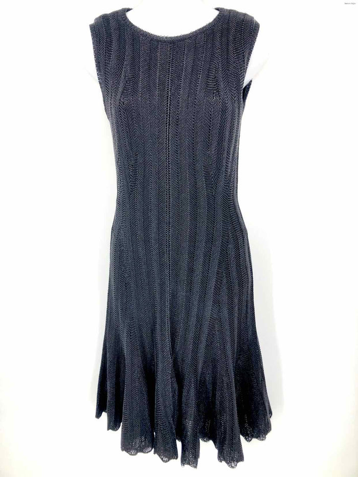 ALEXANDER McQUEEN Black Made in Italy Sparkle Tank Size X-SMALL Dress