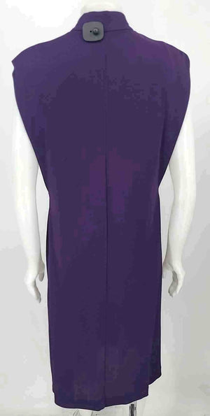 ST. JOHN Purple Gold Studded Size LARGE  (L) Dress