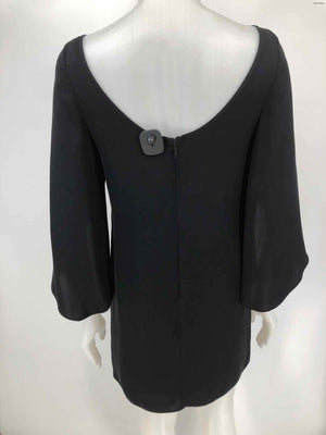 MILLY Black Silk Blend Mini Size 4  (S) Dress