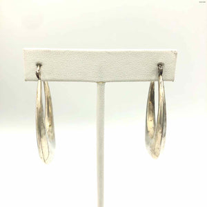 Sterling Silver Oval ss Hoops