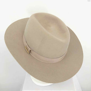 ANINE BING Beige Wool Pre Loved AS IS - Has Tag Stetson LARGE  (L) Hat