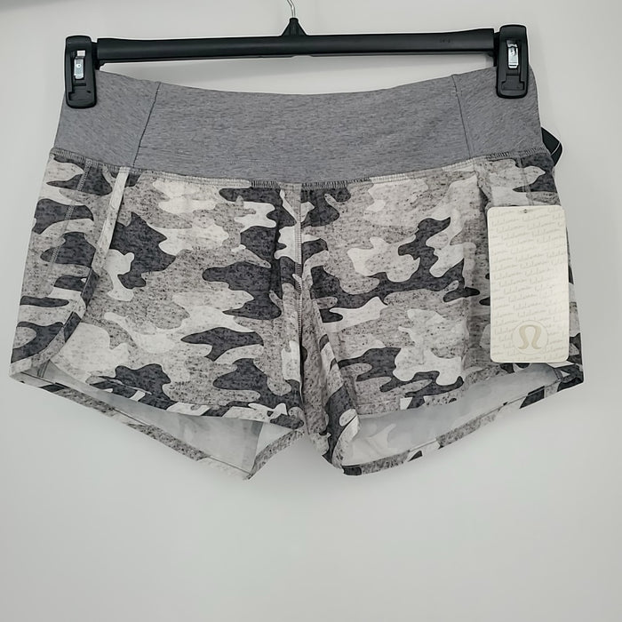 LULULEMON Gray Camouflage Shorts Size 8  (M) Activewear Bottoms